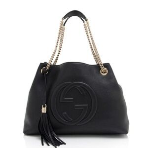 Gucci Soho- Medium with Pebble Leather/light gold hardware- tote